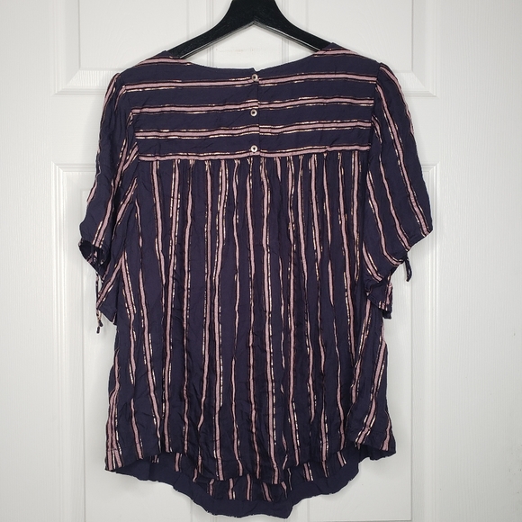 Anthropologie oversized striped blouse - Picture 3 of 5